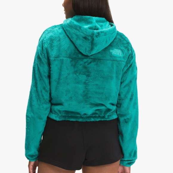 NWOT THE NORTH FACE Women's Osito ¼ Zip Hoodie, Jewel Tone Green, S - Picture 2 of 10
